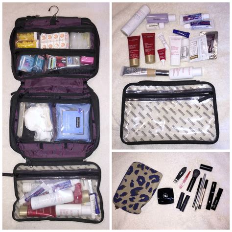 makeup in carry on suitcase